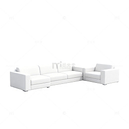 简约白色沙发现代家居装饰