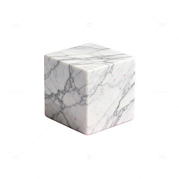 大理石纹理立方体装饰素材