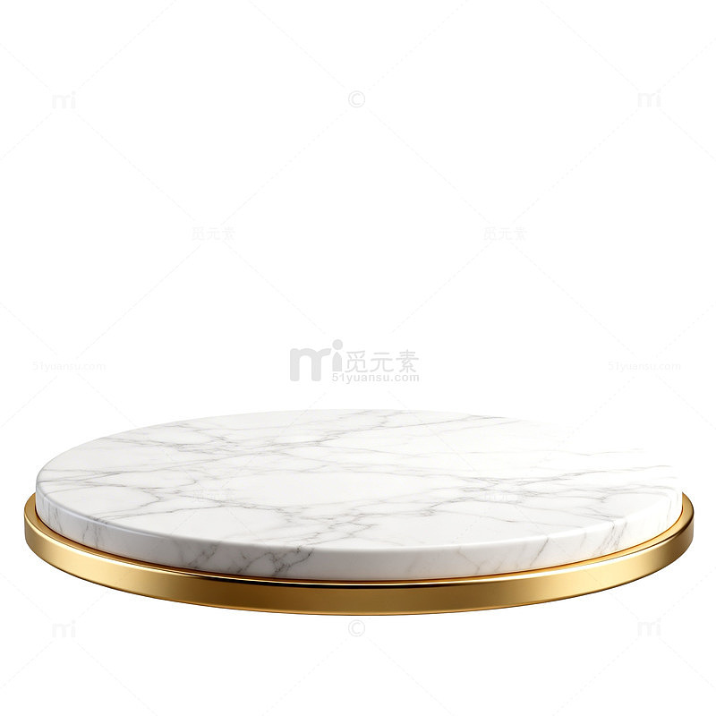 大理石圆形托盘设计