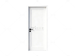 简约白门室内设计元素