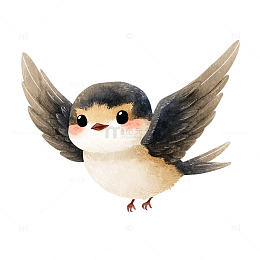 翩然起舞的晨曦燕子