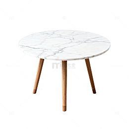简约大理石圆桌家具设计