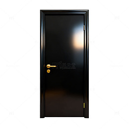 黑色木门简约家居装饰