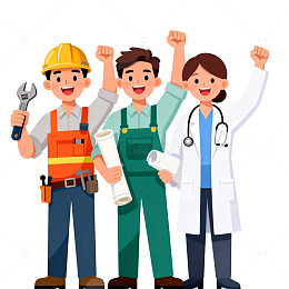 职业卡通人物设计素材