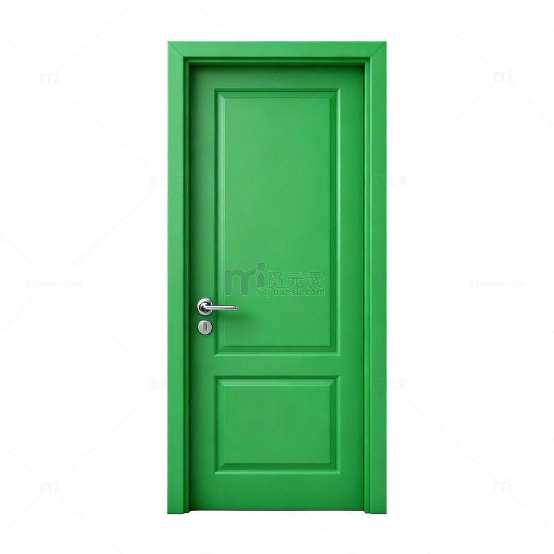 绿色简约门3D模型