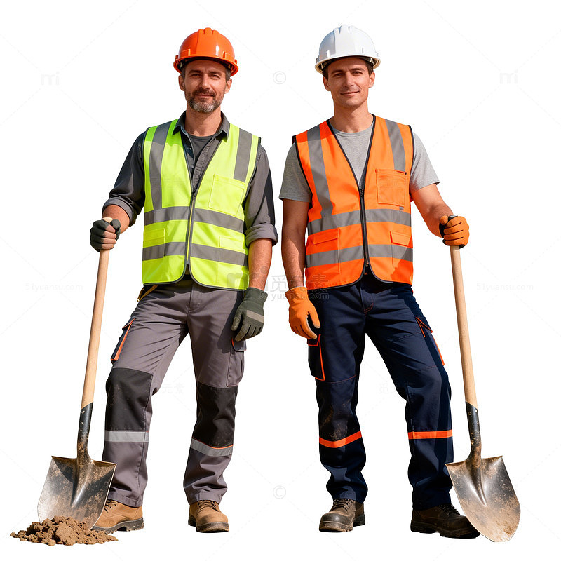 建筑工人施工场景实拍图
