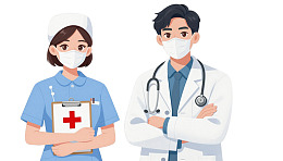 医生与护士共同工作场景