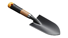园艺用黑色小铲子图片