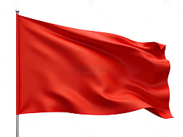 红旗飘扬素材
