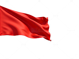 红旗飘扬红色布料