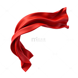 飘扬红旗艺术画面