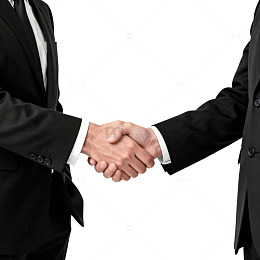 商务握手合作成功