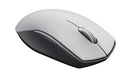 灰色无线鼠标特写图片