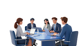 商务会议团队协作讨论