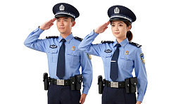 警察男女敬礼标准姿势