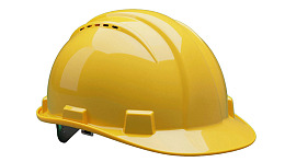 黄色安全帽特写图片
