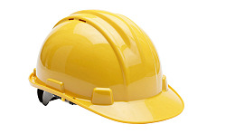 黄色安全帽特写图片