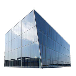 现代玻璃幕墙建筑外观