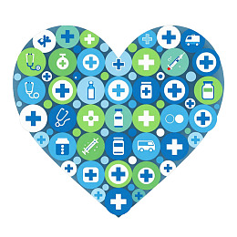 心形医疗图标图案图片