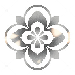 对称花纹装饰图案设计素材