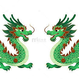 中国风龙图案装饰元素
