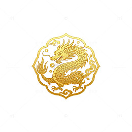 金龙图案传统装饰艺术