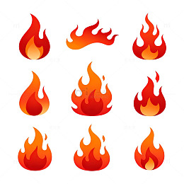 火焰图案设计元素
