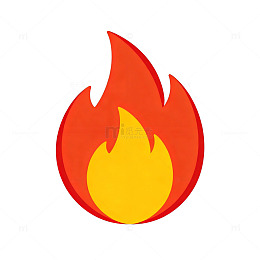 卡通火焰元素设计图标