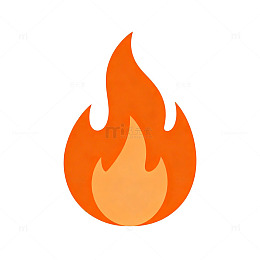 火焰图标简约设计元素