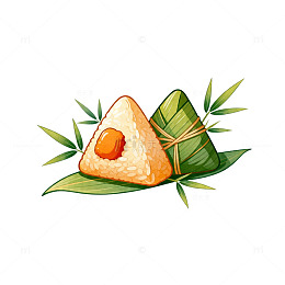 卡通风粽子插画设计元素