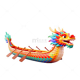 龙舟彩雕装饰艺术品