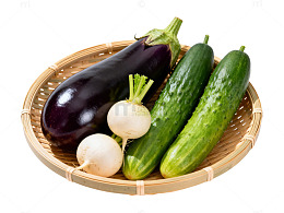 竹篮蔬菜静物