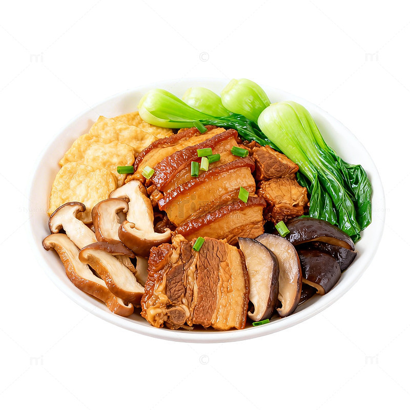 中式美食卤肉饭