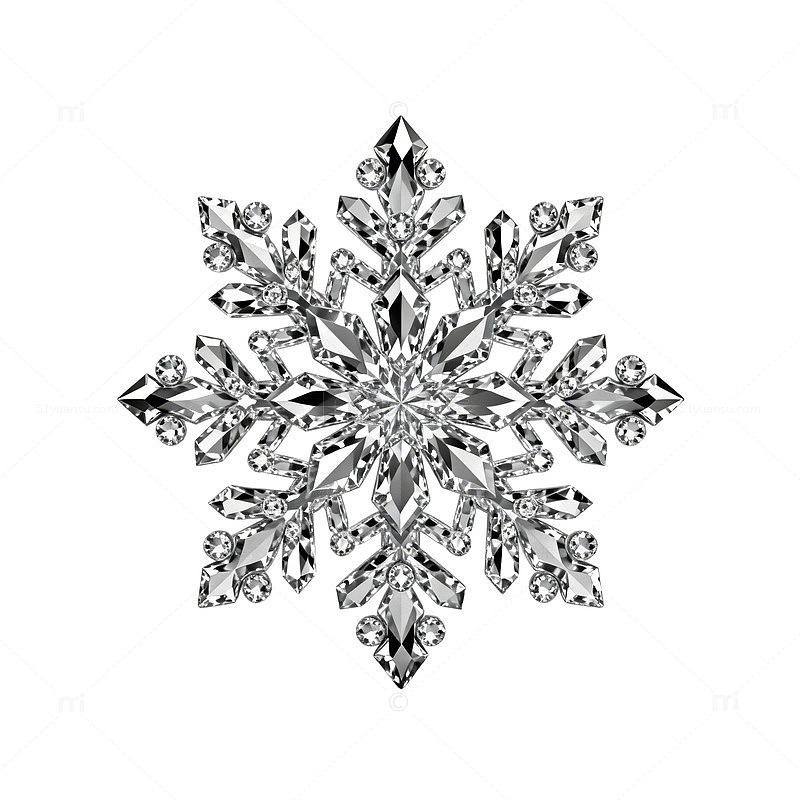 钻石雪花饰品设计