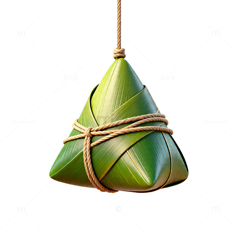 粽子插画中国风传统美食