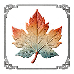 枫叶艺术装饰画框作品