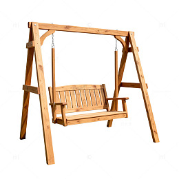 木制秋千户外休闲摇摆椅