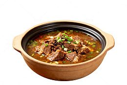 砂锅炖牛肉美食
