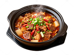 砂锅牛肉炖萝卜美食图片