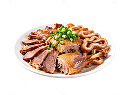 中式卤味拼盘美食