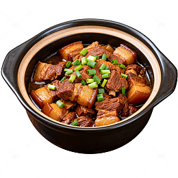 砂锅红烧肉美味佳肴