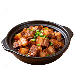 砂锅红烧肉美食