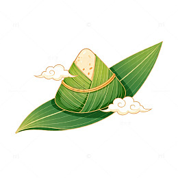 粽子插画中国风传统节日元素