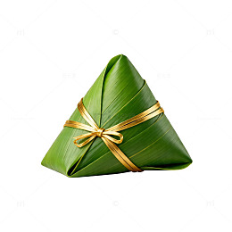 绿色粽叶包裹食品插图