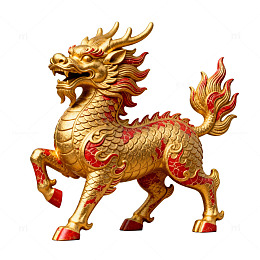 金色中国龙雕塑