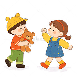 手绘儿童节元素