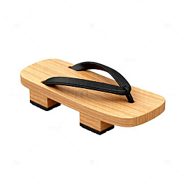 简约木屐拖鞋设计图样