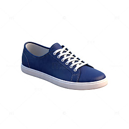 简约蓝色运动鞋3D模型素材