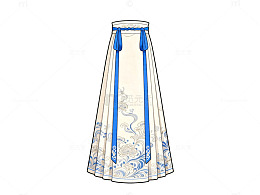 传统汉服裙设计图案