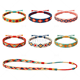 多彩编织手链饰品设计素材